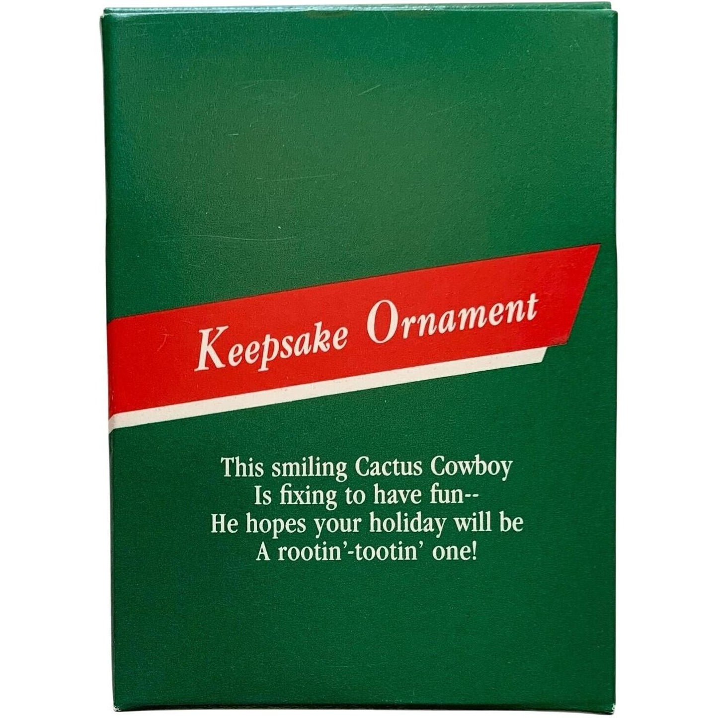 1989 Cactus Cowboy Hallmark Ornament (Cowboy) QX4112