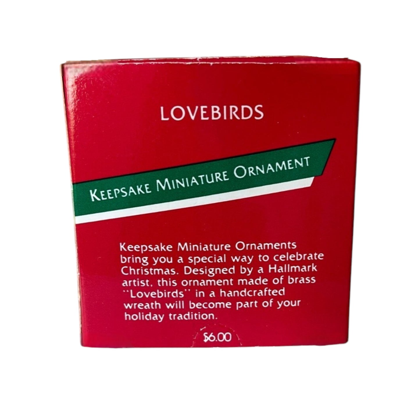 1989 LoveBirds (Bird) Hallmark Ornament QXM563-5 Image5