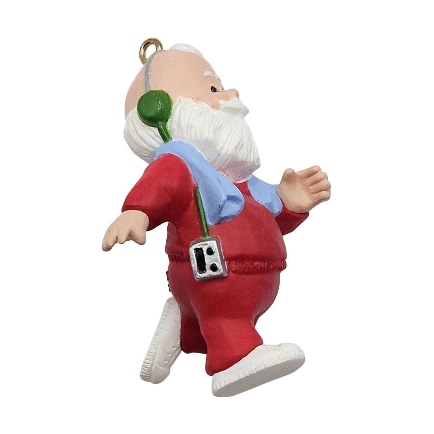 1989 North Pole Jogger Hallmark Ornament (Santa Claus) QX5462