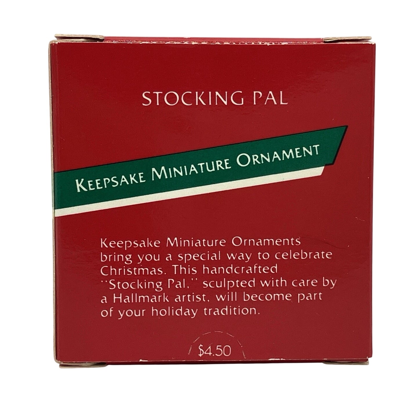 1989 Stocking Pal Hallmark Ornament (Teddy Bear) QXM5672