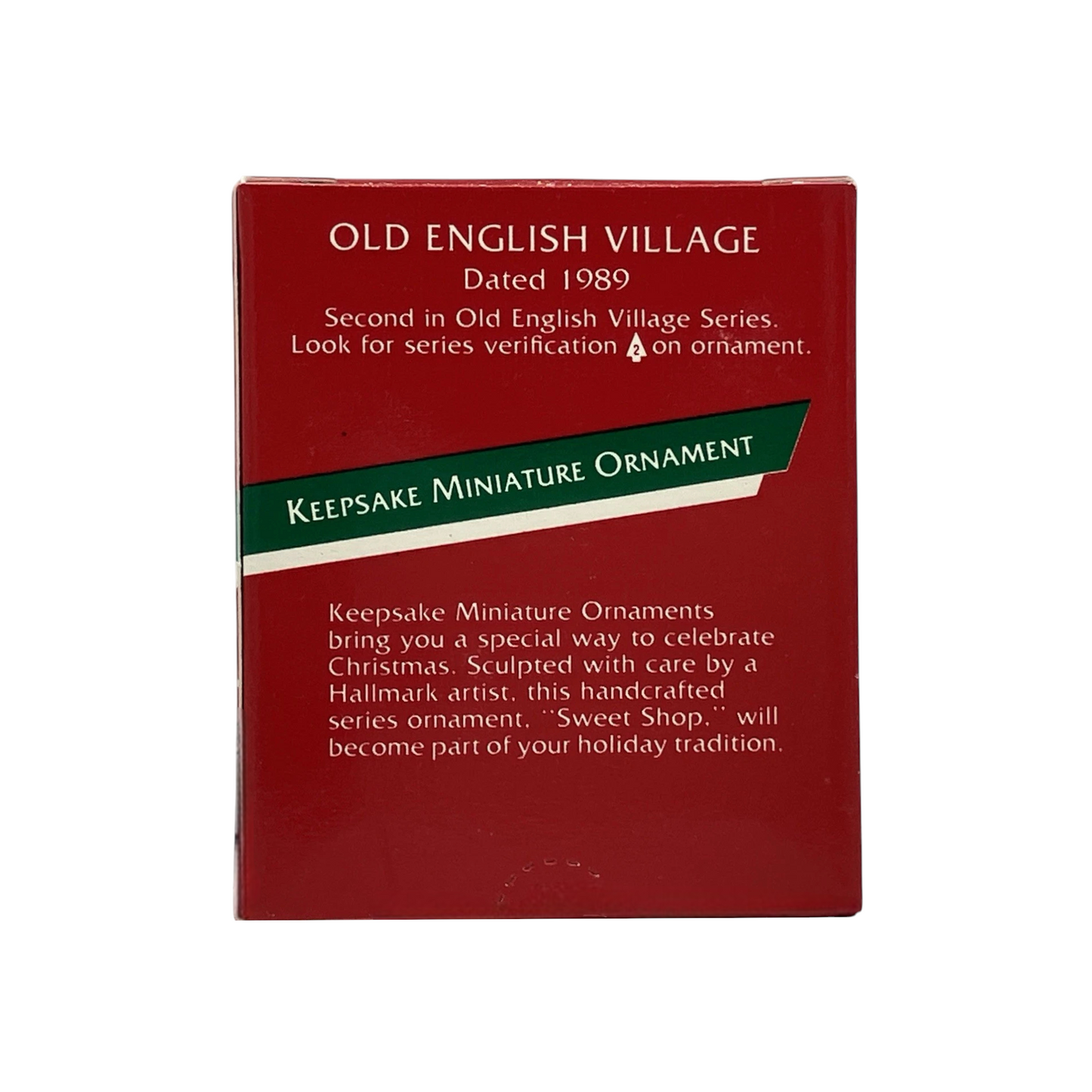 1989 Sweet Shop Hallmark Ornament (Old English Village) QXM5615