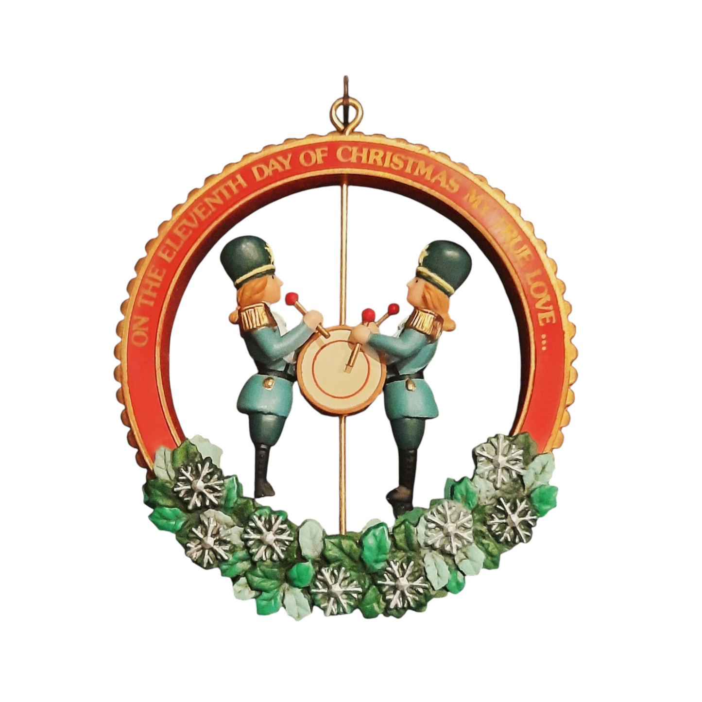 1990 Eleven Drummers Drumming - Eleventh Issue in the "Twelve Days of Christmas" Series Enesco Ornament (Drummer) 573957 Image8