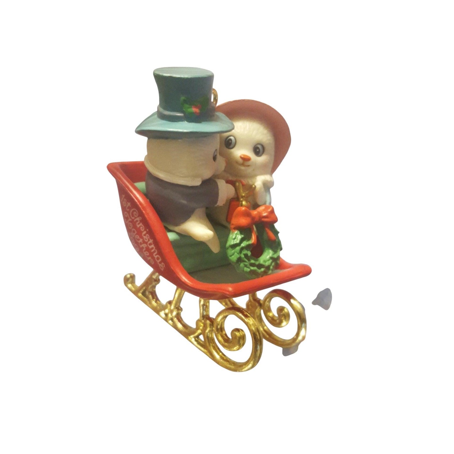 1990 First Christmas Together - Together Forever Carlton Cards Ornaments (Our First Christmas) 102372-1