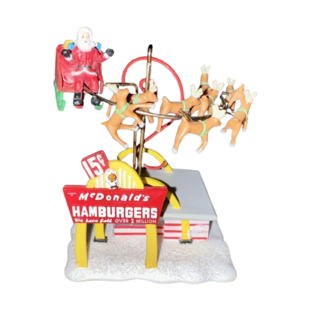 1990 Heading for Happy Holidays Enesco Ornament (McDonald's) 577537