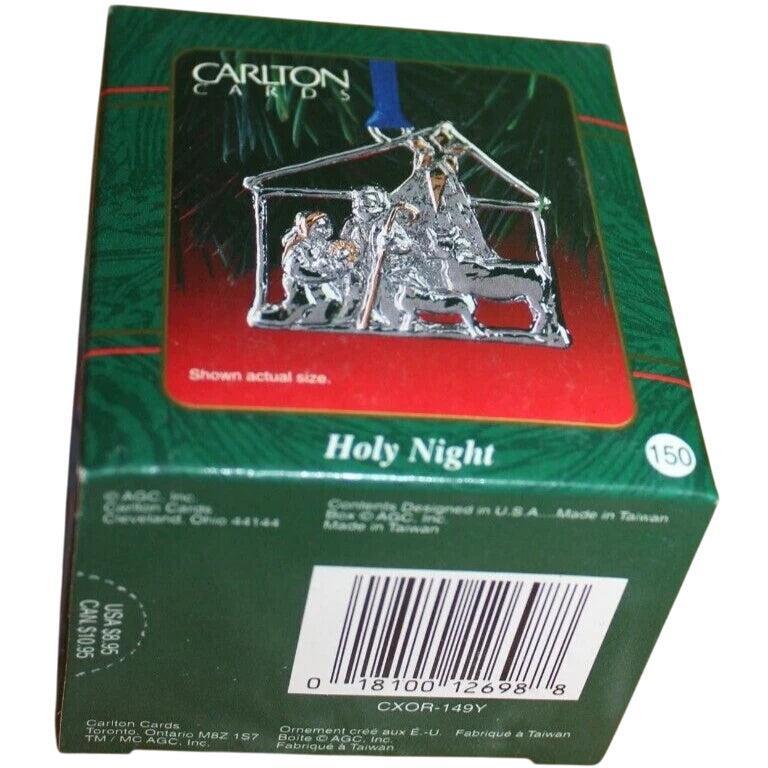 1990 Holy Night Carlton Cards Ornaments (Nativity) CXOR-149Y