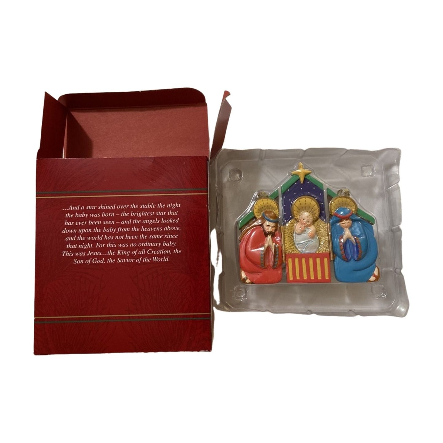 1990 O Come Let Us Adore Him Carlton Cards Ornaments (Nativity) CXOR-126C