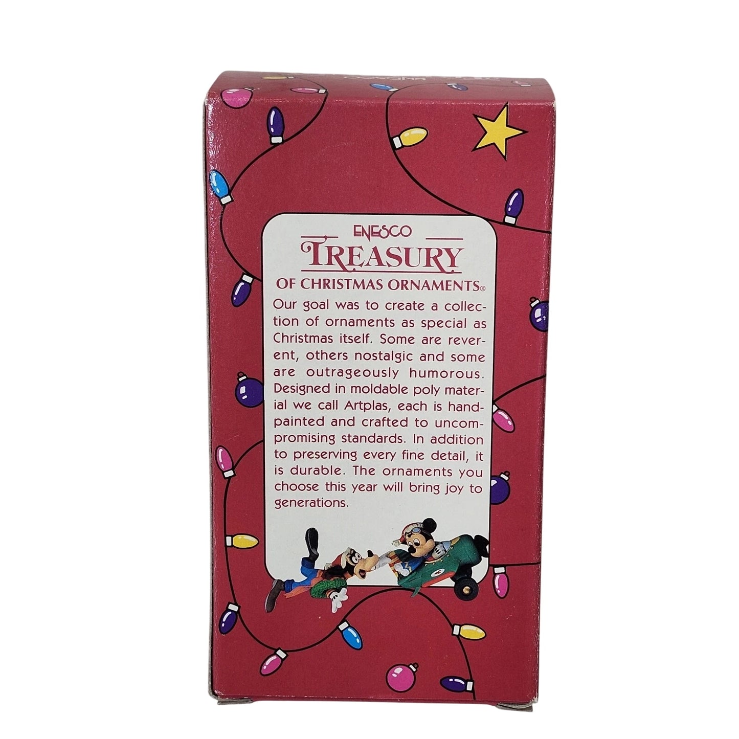 1990 Plane OL' Holiday Fun Enesco Ornament (Mickey Mouse) 592773