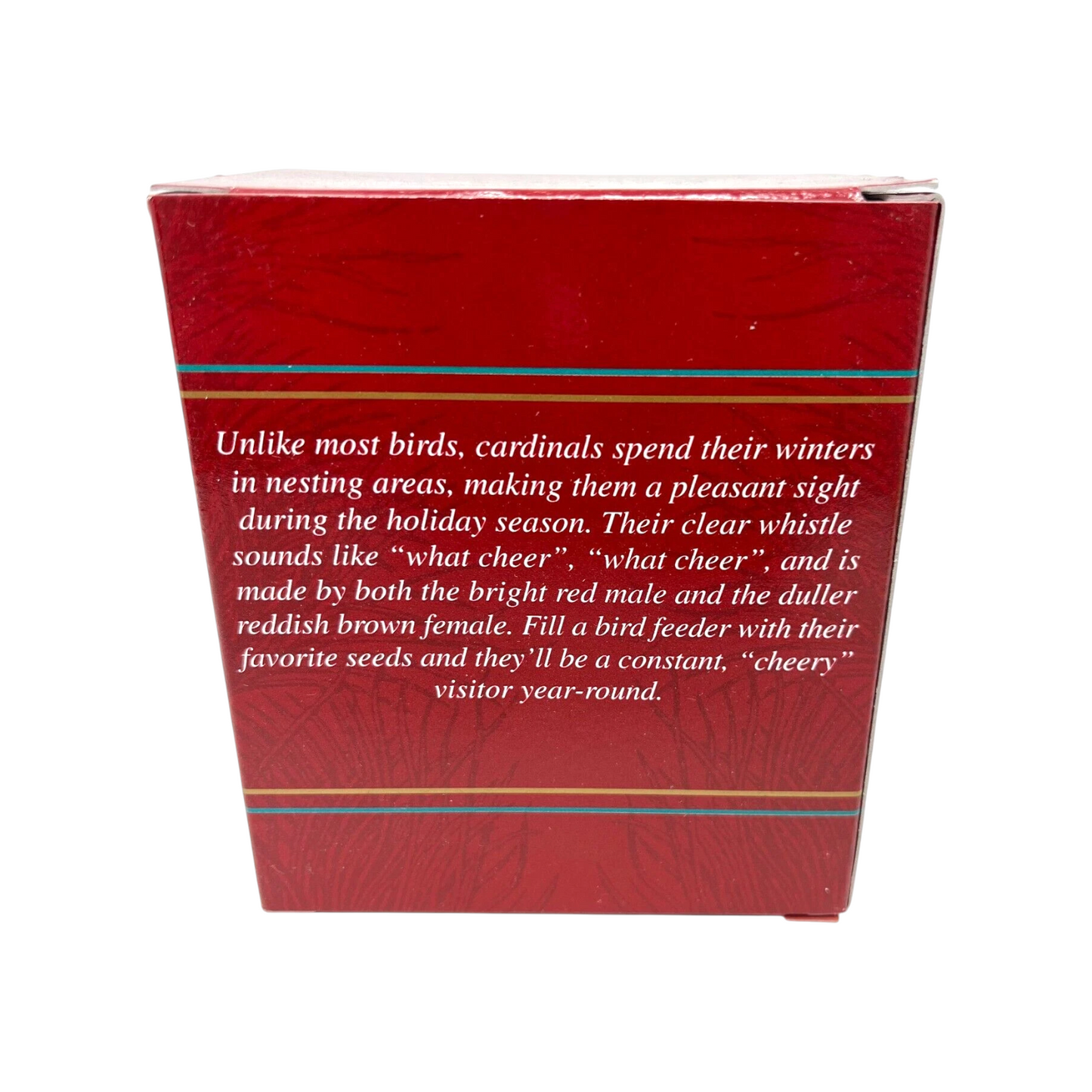 1990 Sing a Song of Christmas Carlton Cards Ornaments (Bird) 102336-5