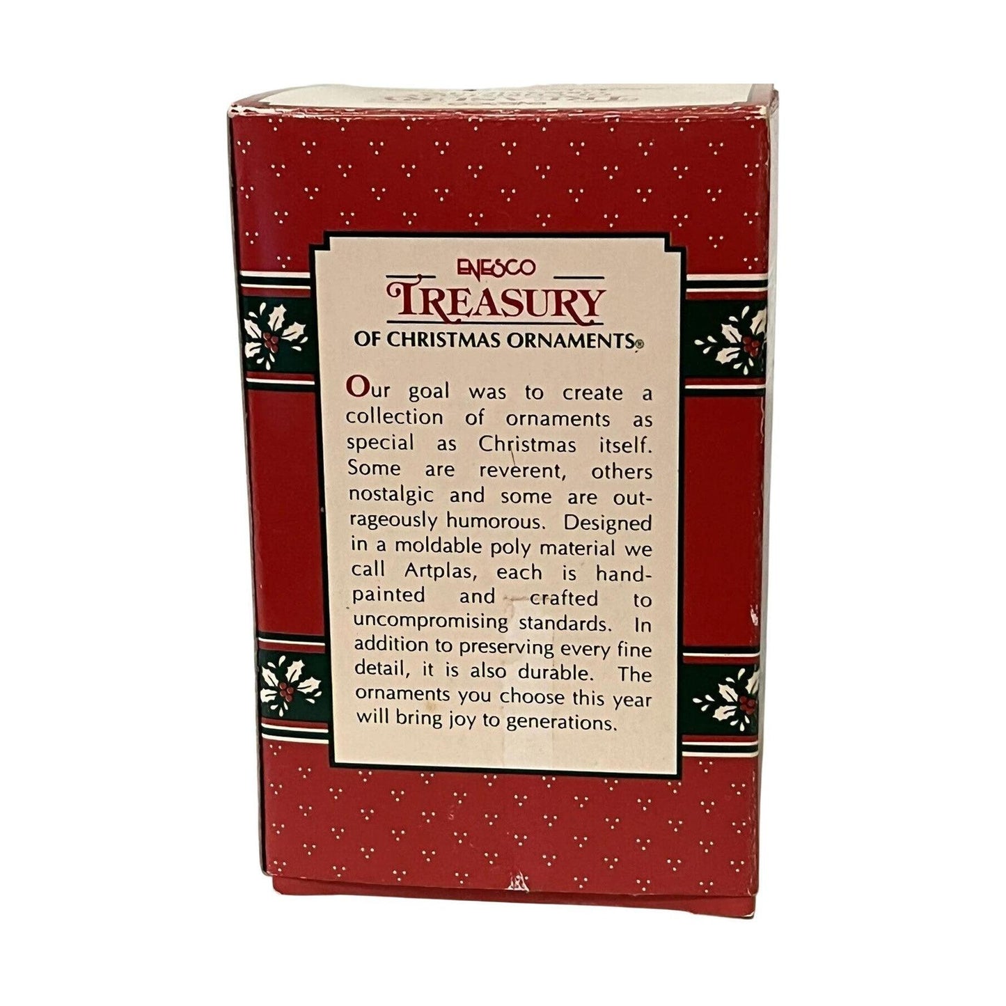 1990 Tangeled Up For Christmas Enesco Ornament (Snowmen) 593974