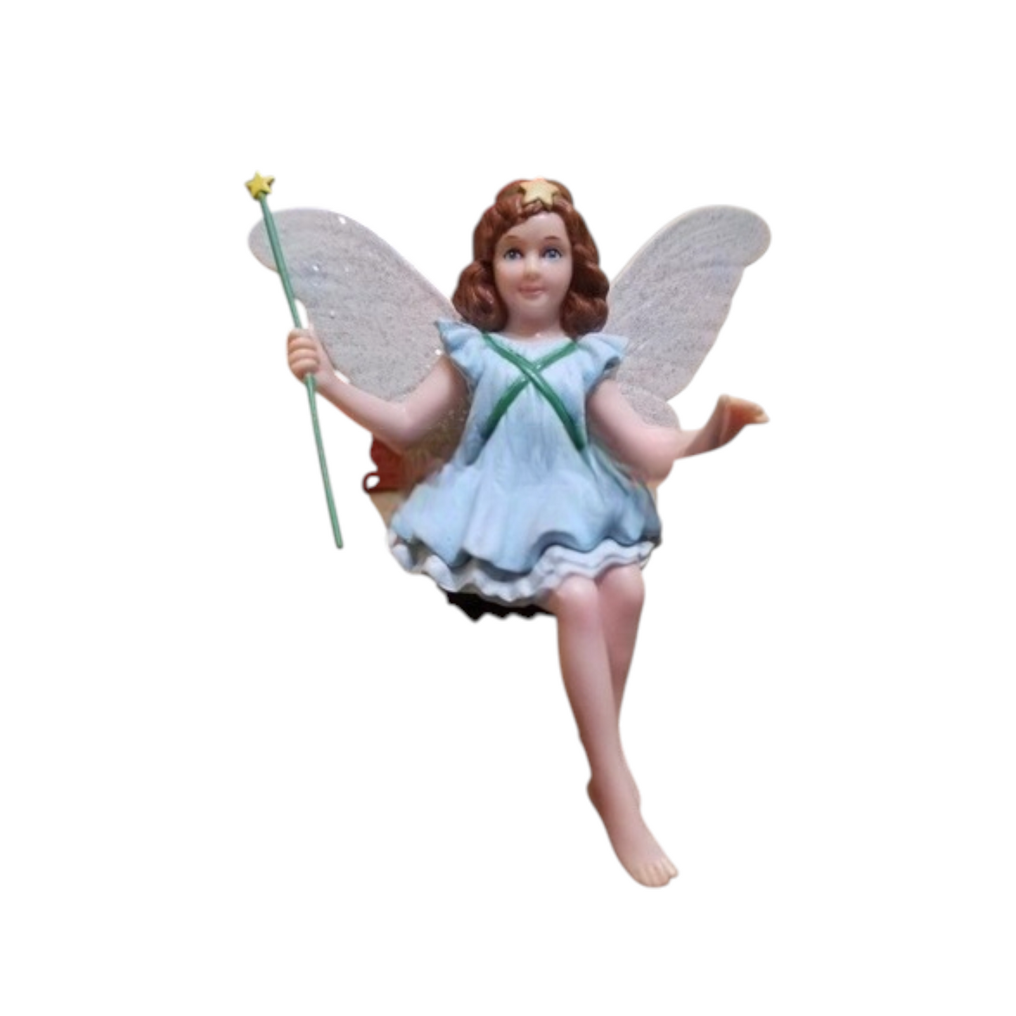 1990 The Christmas Tree Fairy - Second Issue in the " Flower Fairies" Series Enesco Ornament (Fairy Angel) 565202