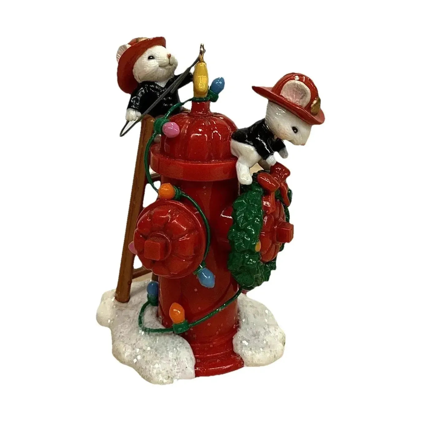 1990 Warmest Wishes - First Issue in the "North Pole Fire Department" Series Enesco Ornament (Firefighter) 573825