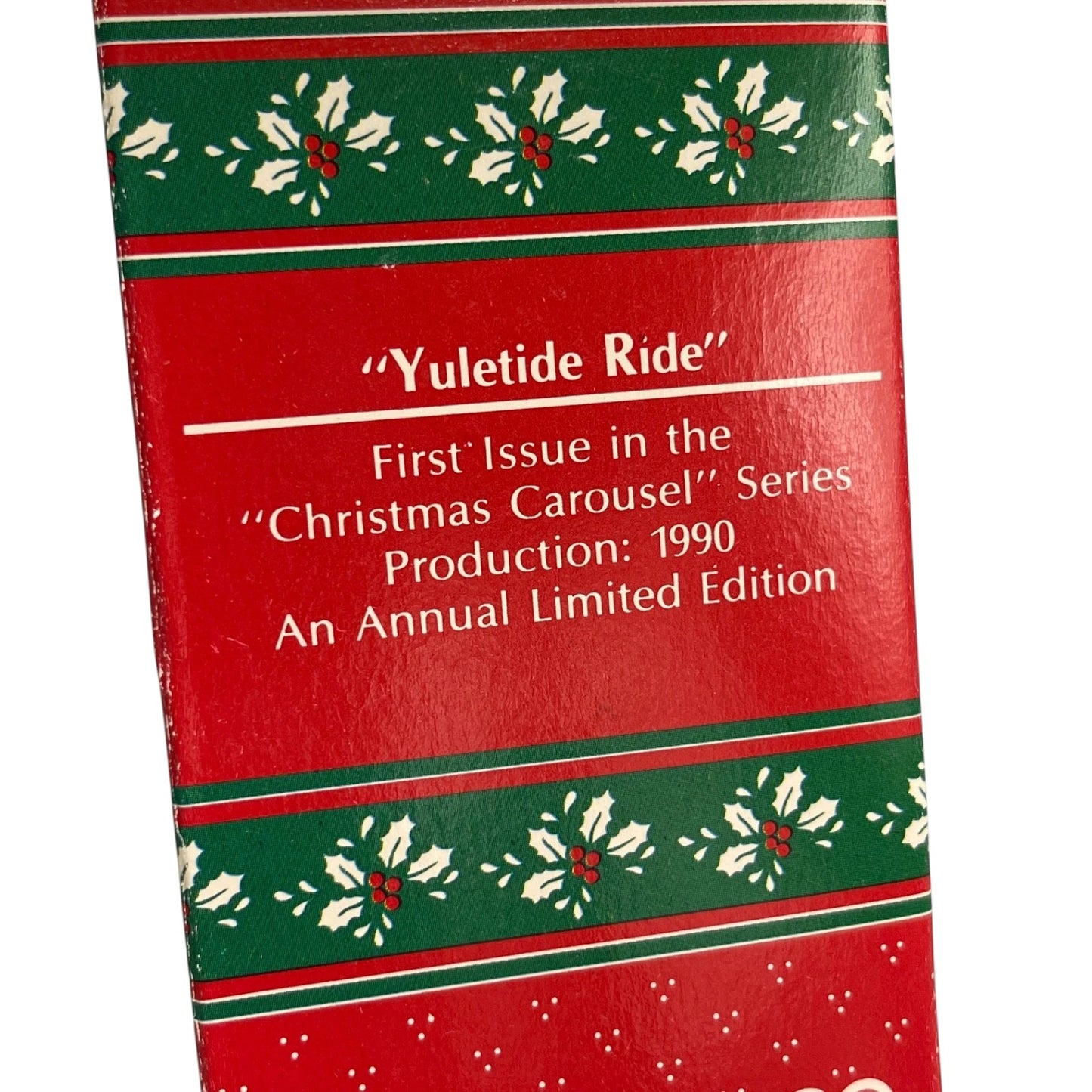 1990 Yuletide Ride Enesco Ornament (Christmas Carousel) 577502
