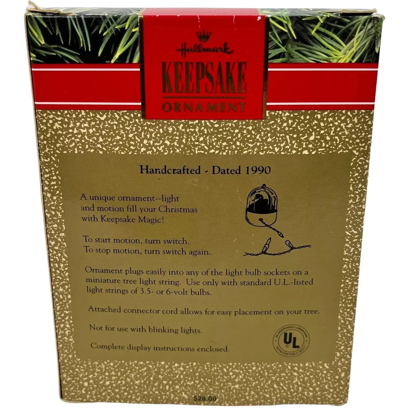 1990 Baby's First Christmas Hallmark Ornament (Magic Globe) QLX7246