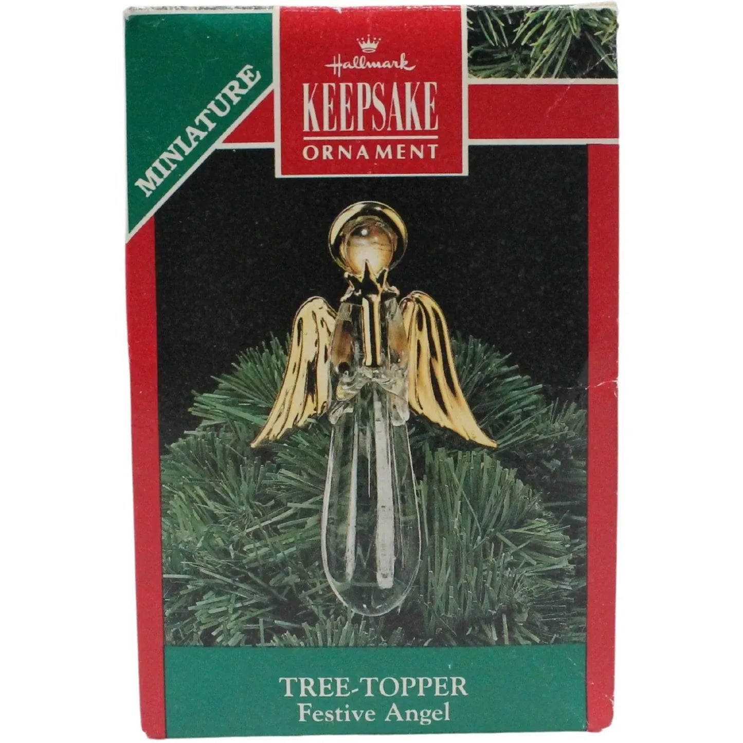 1990 Festive Angel Tree Topper Hallmark Ornament (Angel) QXM5783