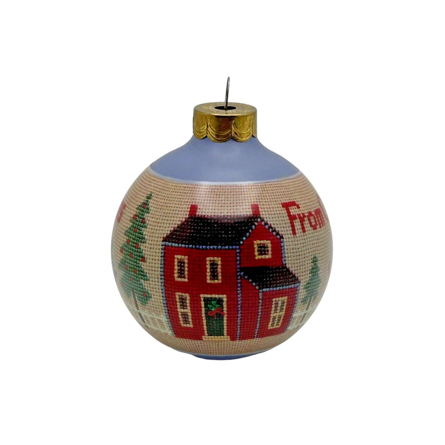 1990 From Our Home to Yours Hallmark Ornament (Ball) QX2166