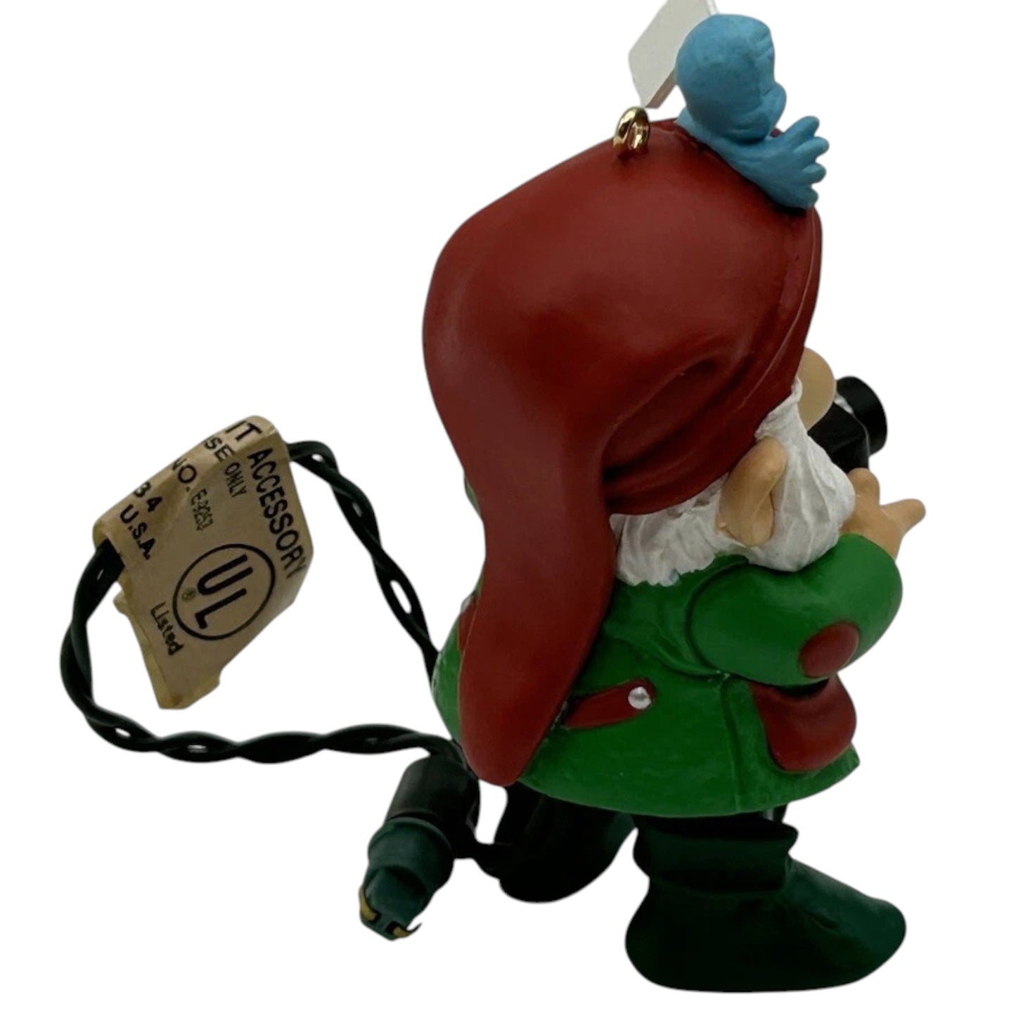 1990 Holiday Flash Hallmark Ornament (Elf & Gnome) QLX7333