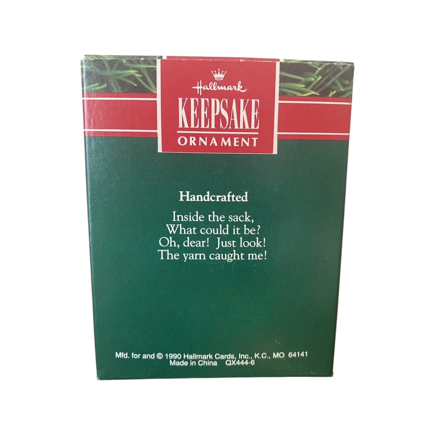 1990 Meow Mart Hallmark Ornament (Kitten) QX4446