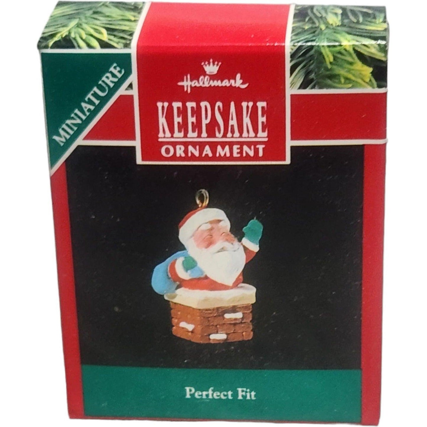 1990 Perfect Fit Hallmark Ornament (Santa Claus) QXM5516