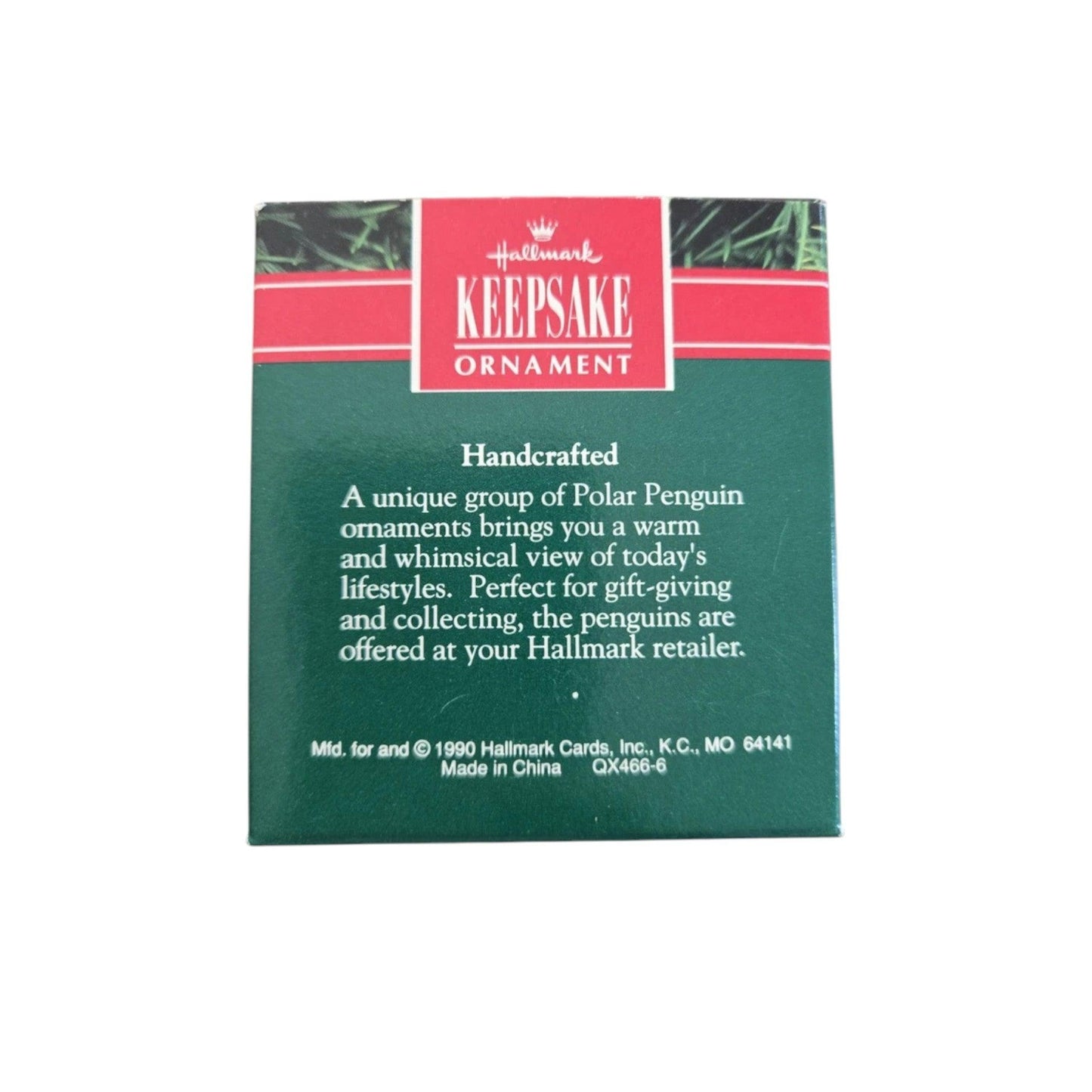 1990 Polar Jogger Hallmark Ornament (Penguins) QX4666