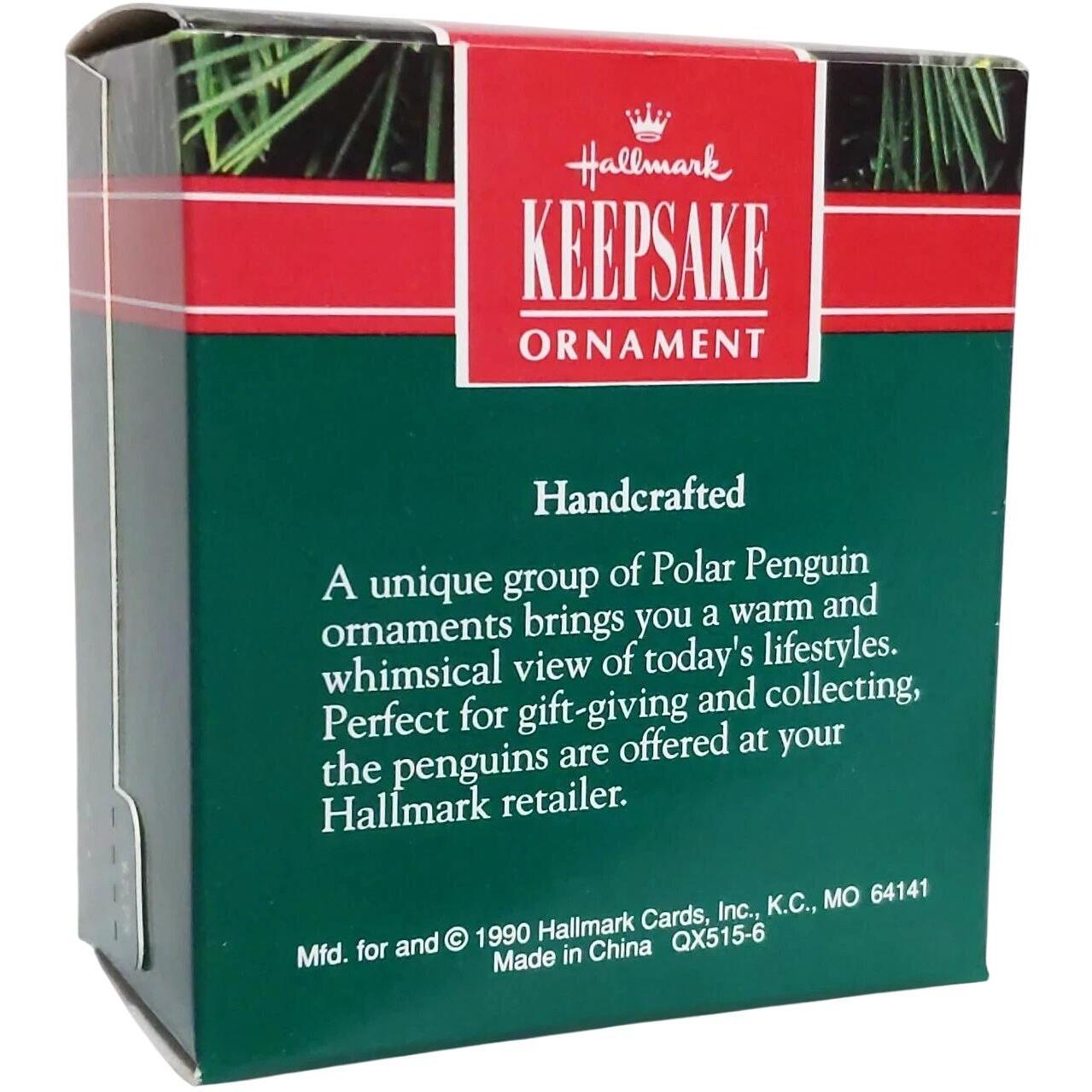 1990 Polar Sport Hallmark Ornament (Penguins) QX5156