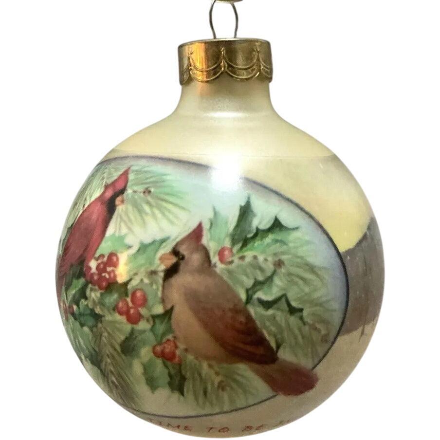 1990 Time for Love Hallmark Ornament (Bird) QX2133
