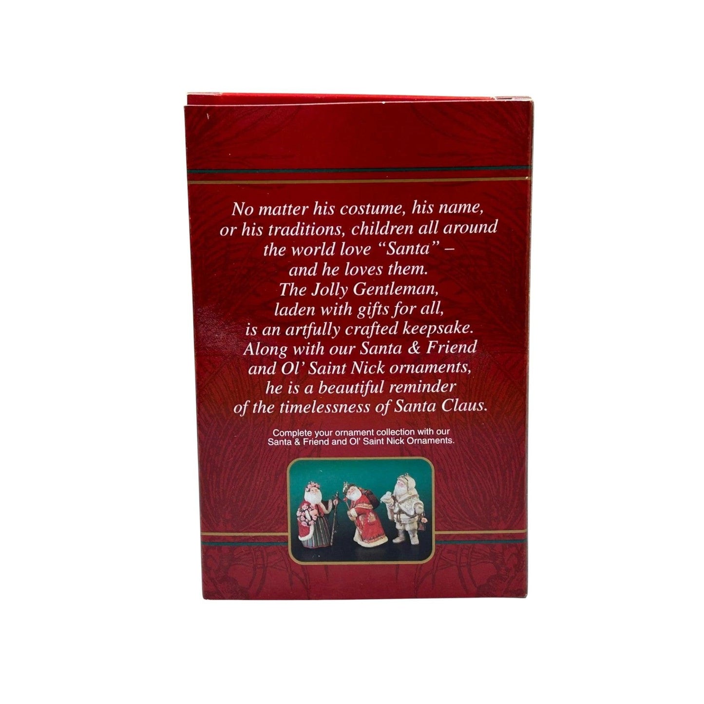 1990s The Jolly Gentleman (Santa Claus) Carlton Cards Heirloom Ornament CXOR-104Y Image7