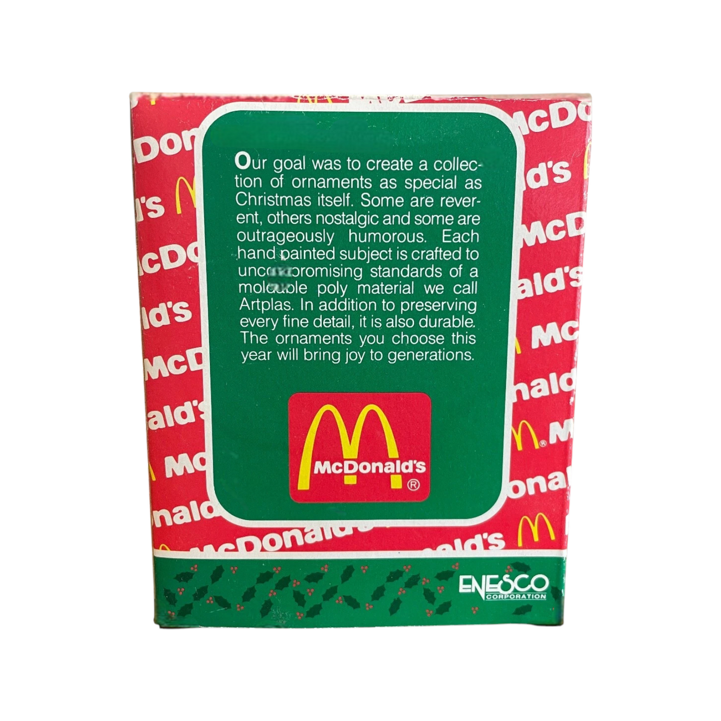 1991 A Quarter Pounder with Cheer Enesco Ornament (McDonald's) 581569