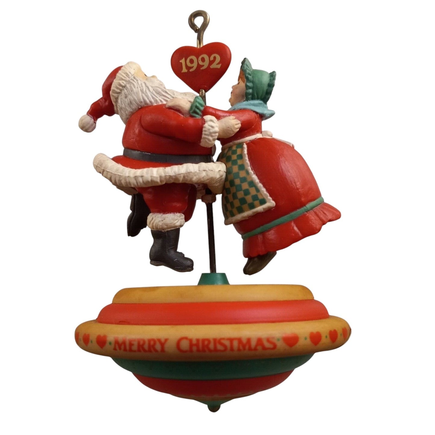 1991 Christmas Couple Carlton Cards Ornaments (Santa Claus) 114861-3