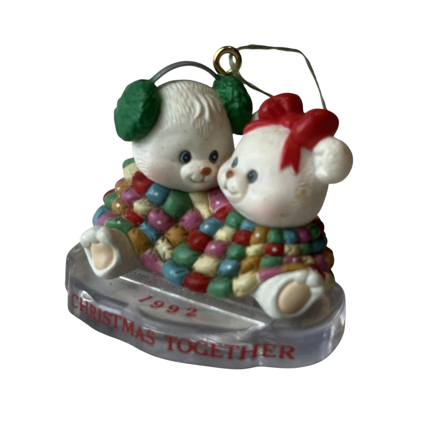 1991 Christmas Cuddles Carlton Cards Ornaments (Our First Christmas) 114817-6