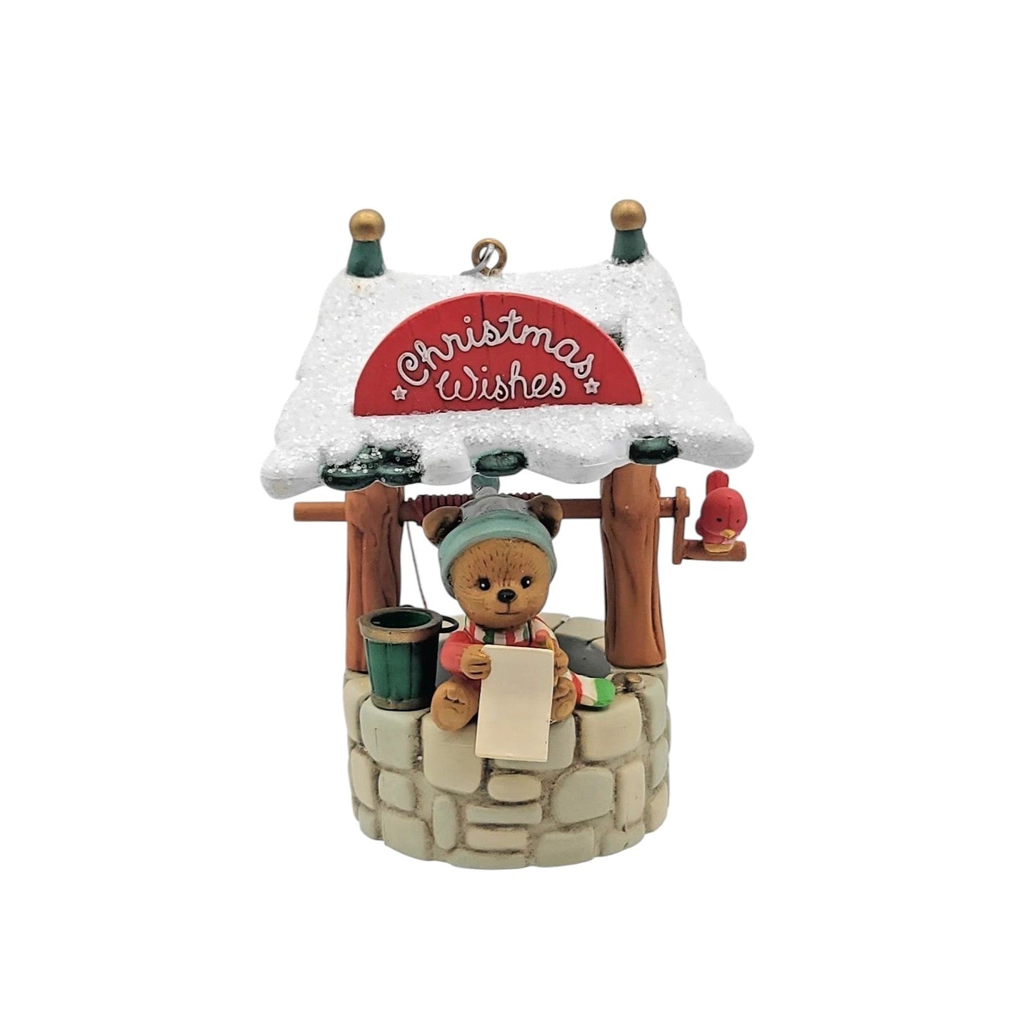 1991 Christmas Wishes Carlton Cards Ornaments (Teddy Bear) 114869-9