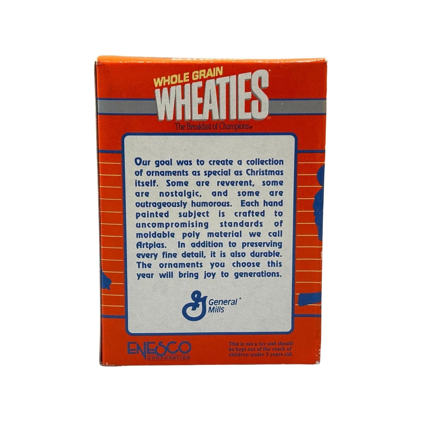 1991 "Christmas is My Goal" - First Issue in the "Breakfast of Champions" Series Enesco Ornament (Enesco) 581550