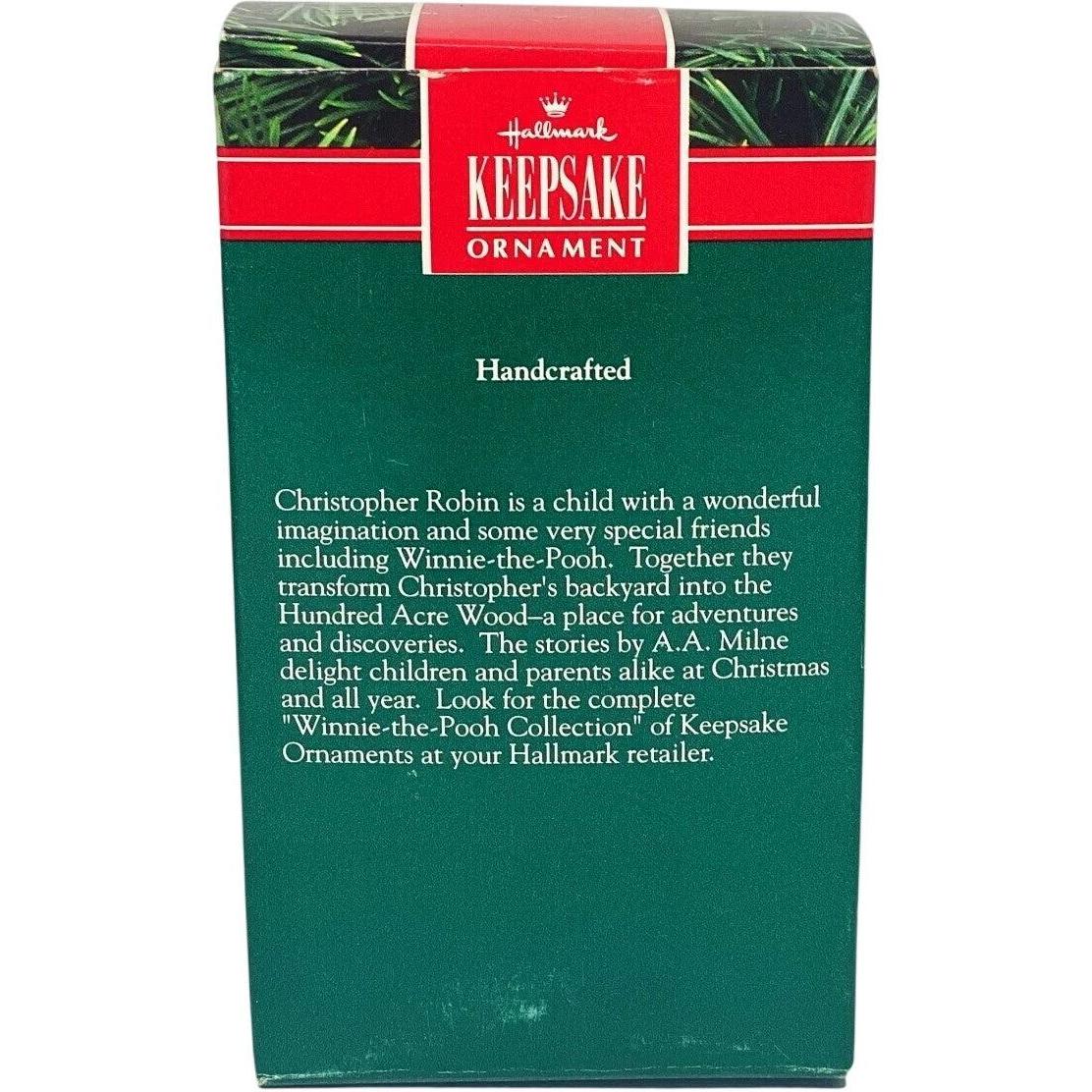 1991 Christopher Robin Hallmark Ornament (Winnie the Pooh) QX5579