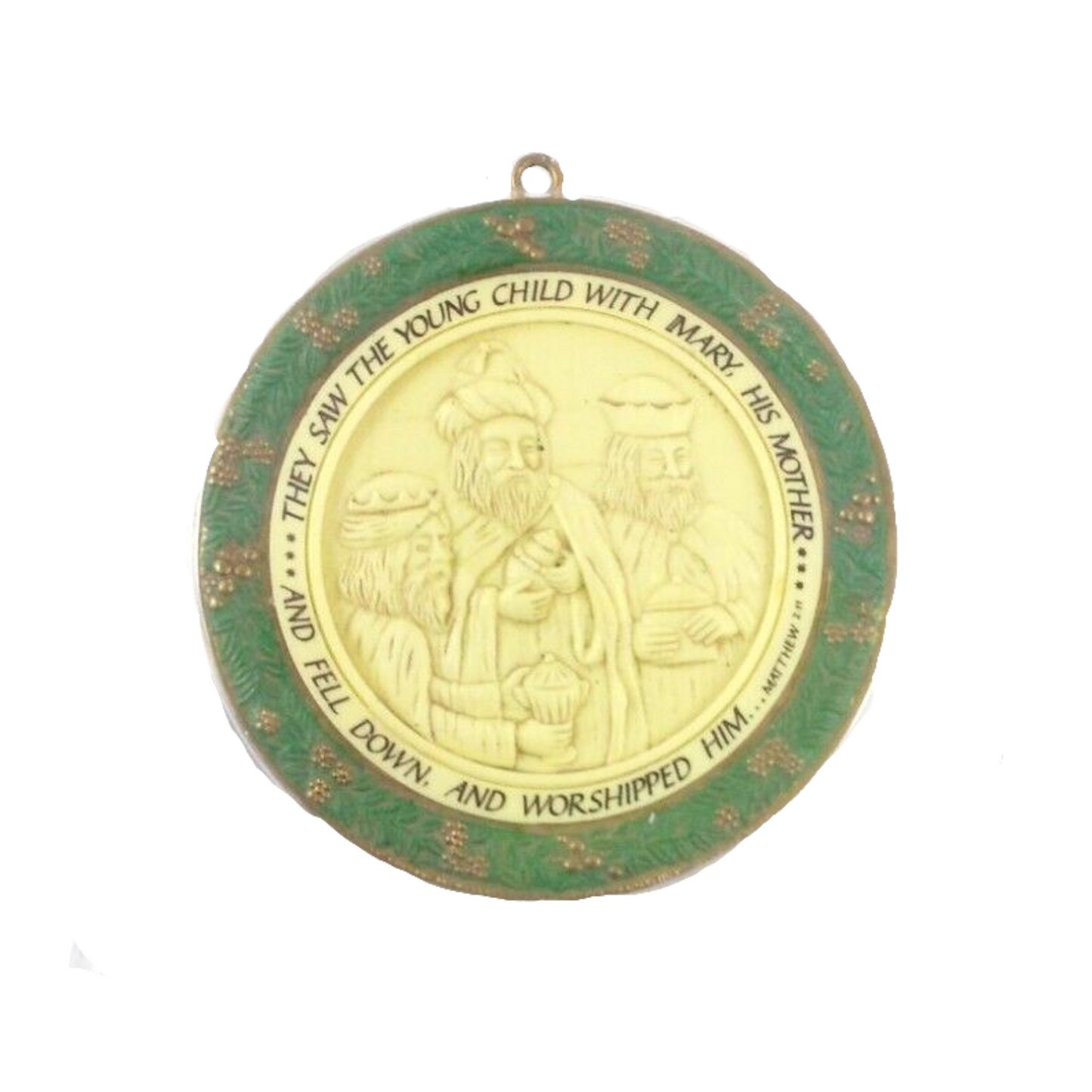1991 Come Let Us Adore Him - Third and Final Issue in the "Christmas Peace" Series Enesco Ornament (Religious) 573736