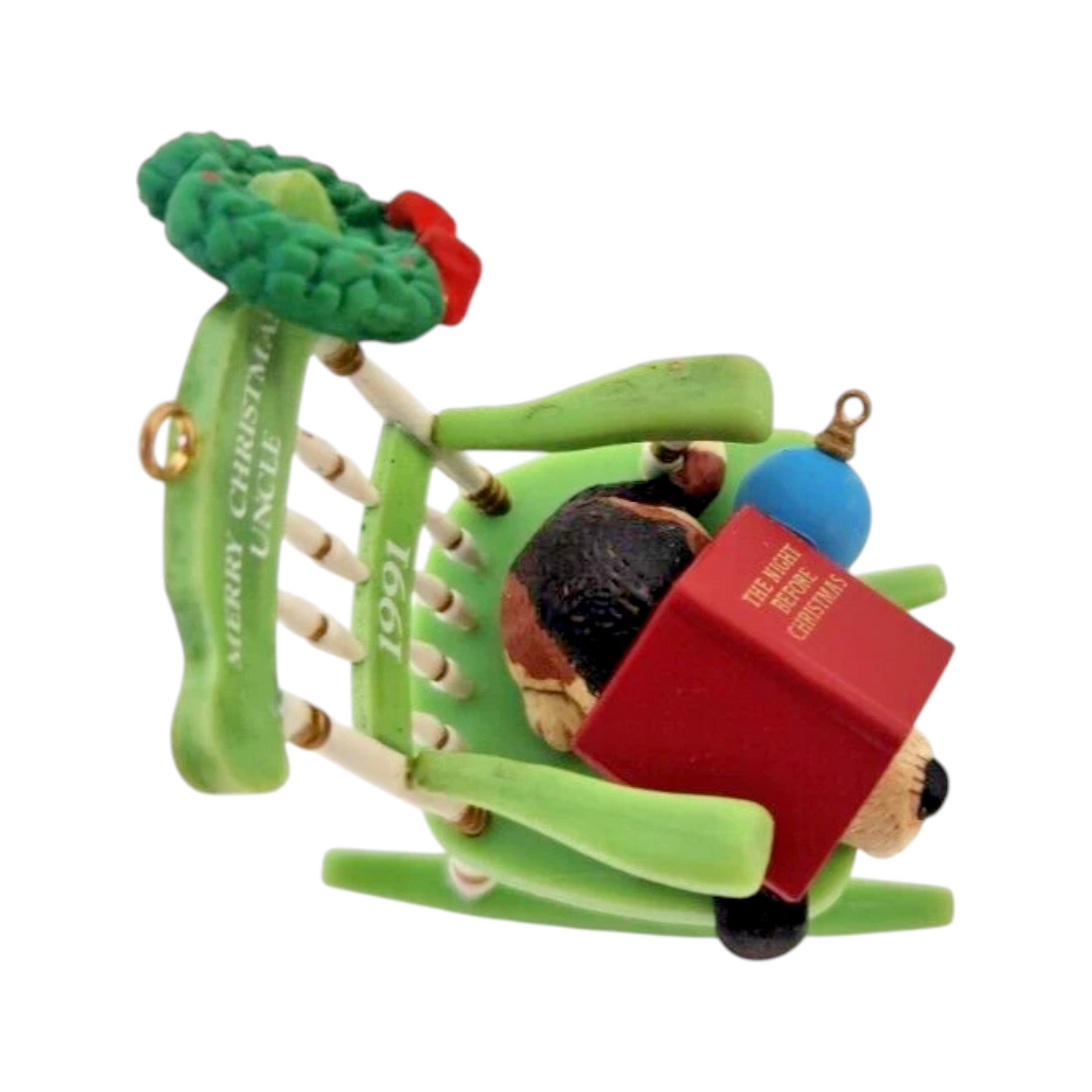 1991 For a Dog‑Gone Great Uncle - Merry Christmas Uncle Enesco Ornament (Puppy Love) 586706