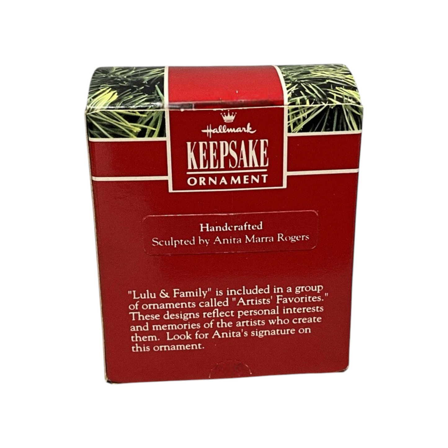 1991 Lulu & Family Hallmark Ornament (Puppy) QXM5677