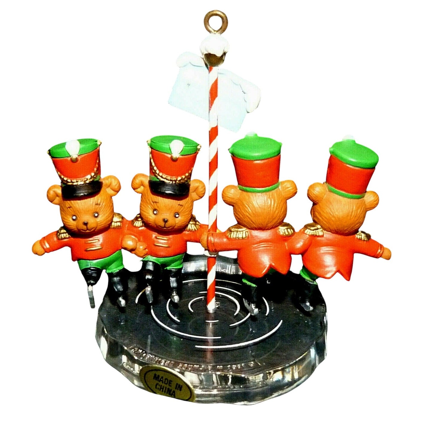 1991 North Pole Parade Carlton Cards Ornaments (Teddy Bear) 114874-5