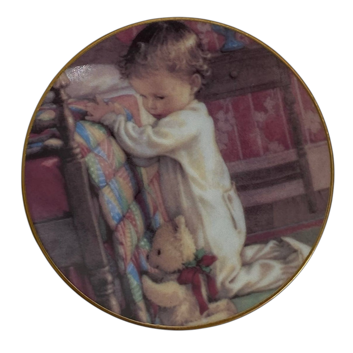 1991 Porcelain Plate With Stand (Collector's Plate)