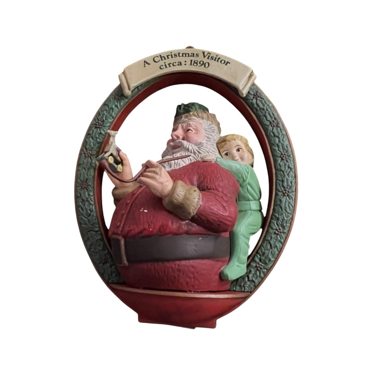 1991 There Is A Santa! Carlton Cards Ornaments (2nd in a colletible series) 114833-8