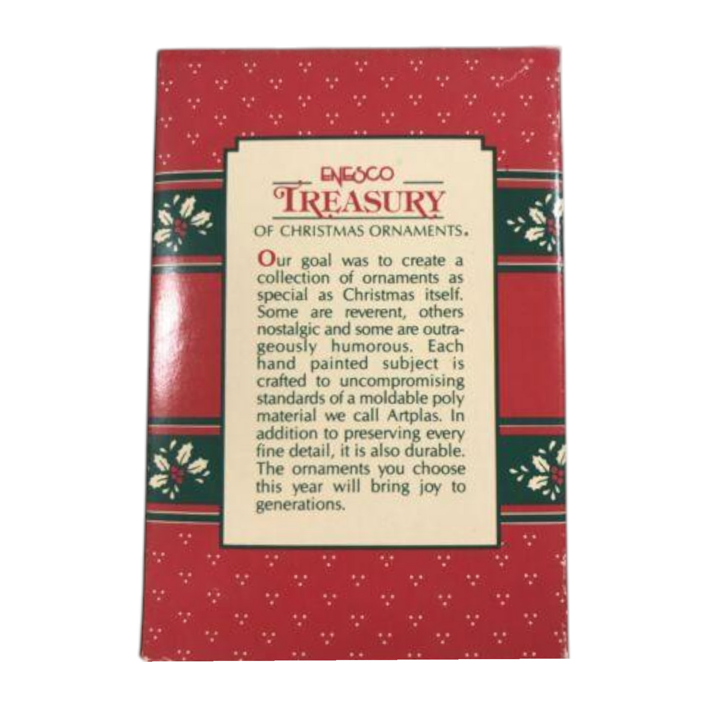 1991 Tuba Tootin' Teddy Enesco Ornament (Teddy Bear Music) 568449