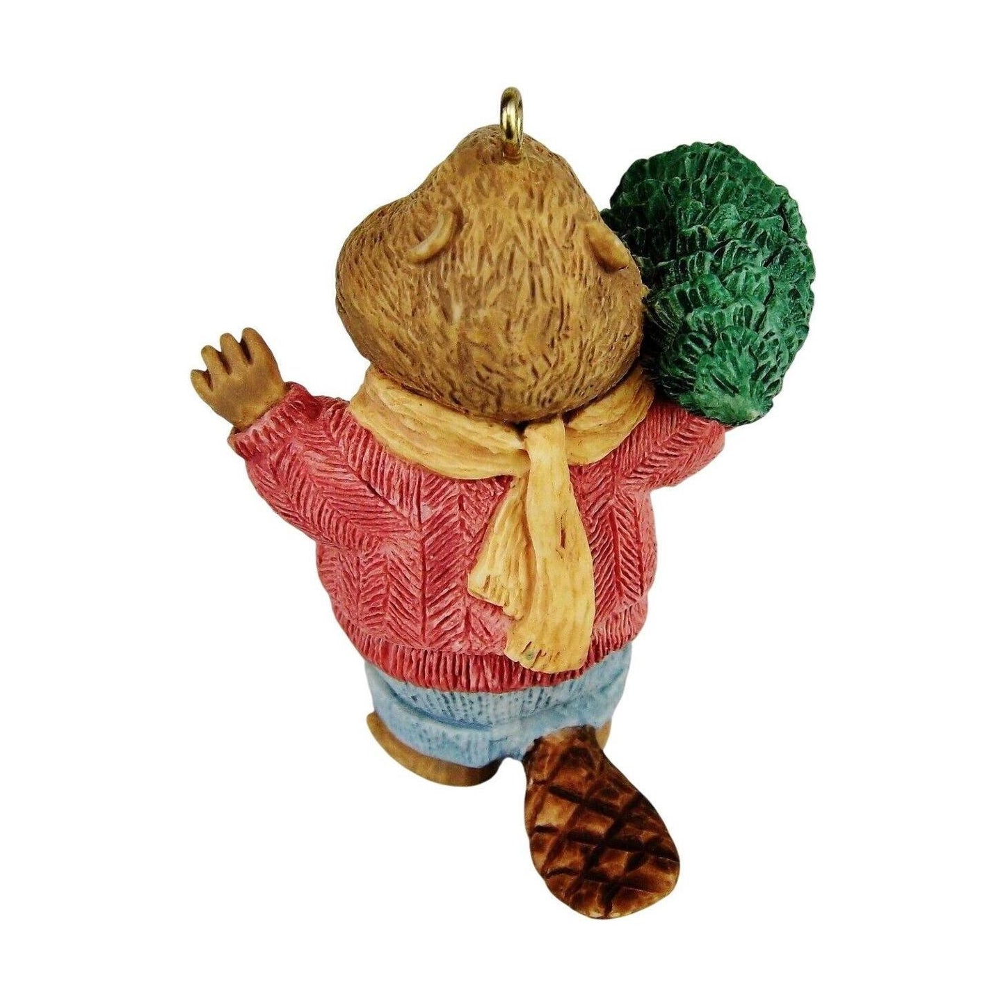 1991 Yule Logger Hallmark Ornament (Tender Touches) QX4967