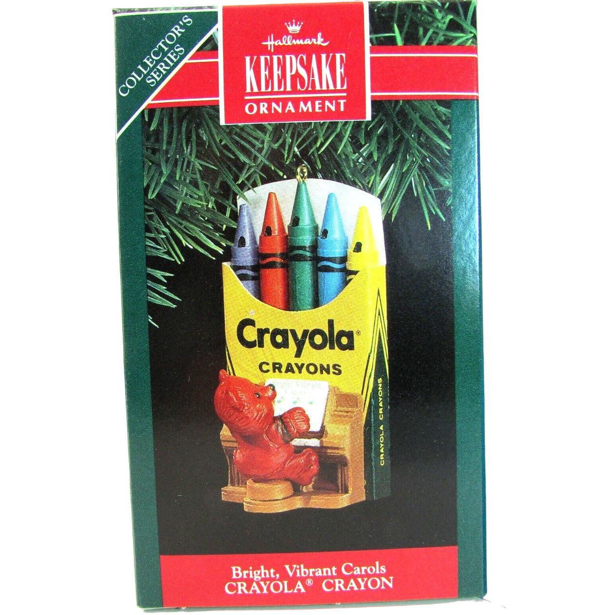 1991 Bright Vibrant Carols Hallmark Ornament (Crayola) QX4219