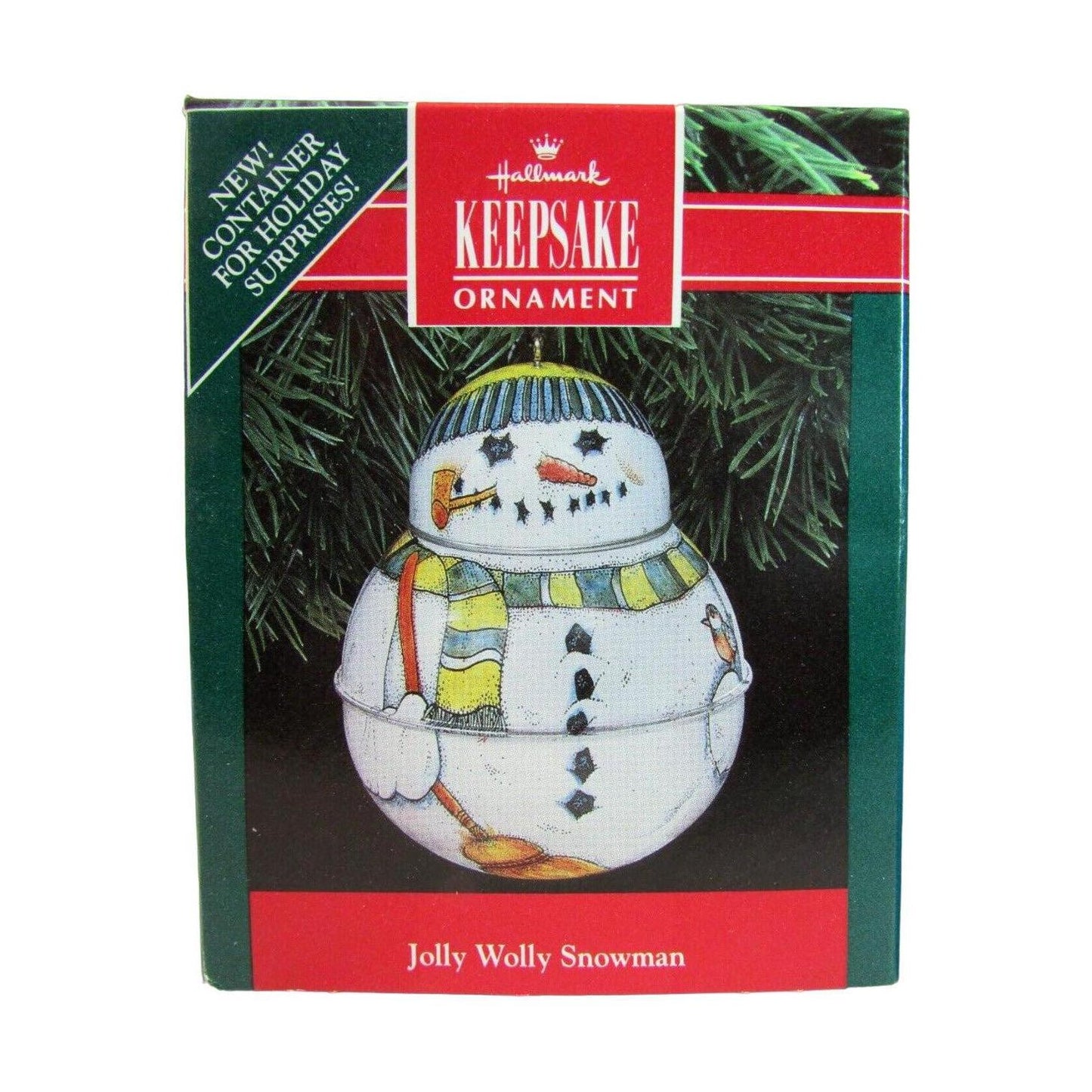 1991 Jolly Wolly Snowman Hallmark Ornament (Snowmen) QX5427