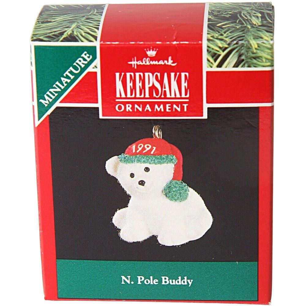 1991 N. Pole Buddy Hallmark Ornament (Polar Bear) QXM5927