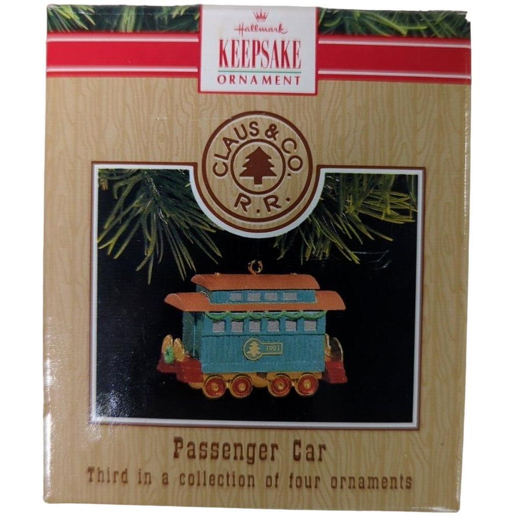 1991 Passenger Car Hallmark Ornament (Claus & Co. R.R.) XPR9732