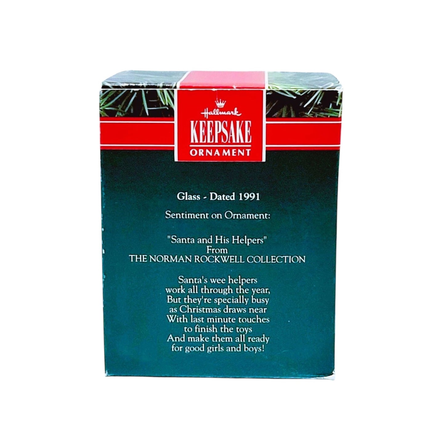 1991 Santa and His Helpers (Norman Rockwell Art)