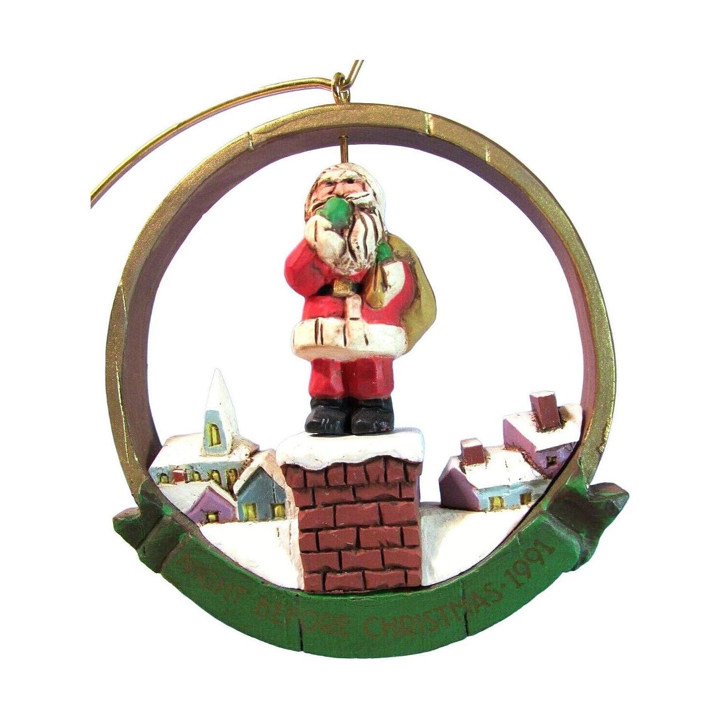 1991 The Night Before Christmas Hallmark Ornament (The Night Before Christmas) QX5307