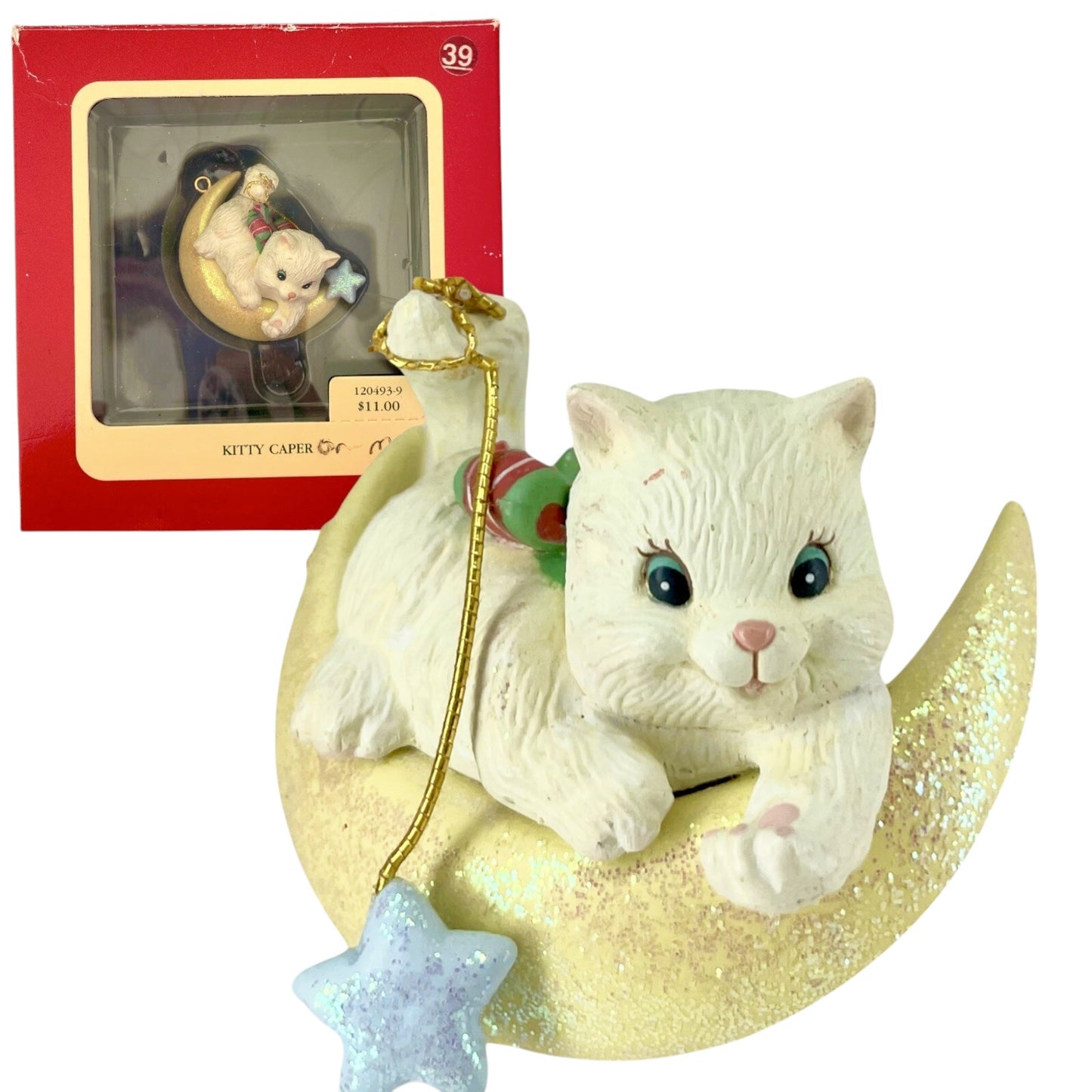 1992 Kitty Capter Carlton Cards Ornaments (Kitten) 120493-9