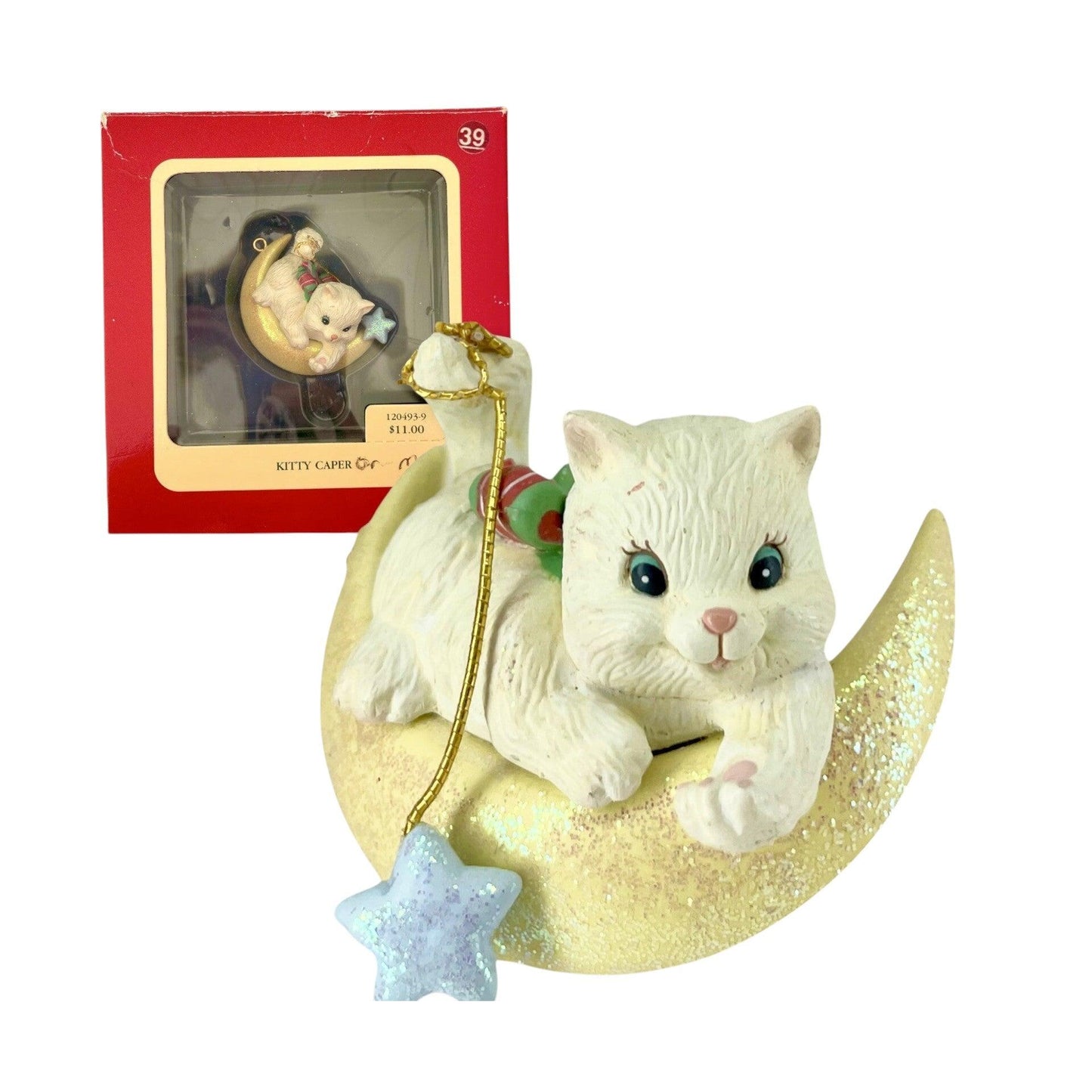 1992 Kitty Capter Carlton Cards Ornaments (Kitten) 120493-9