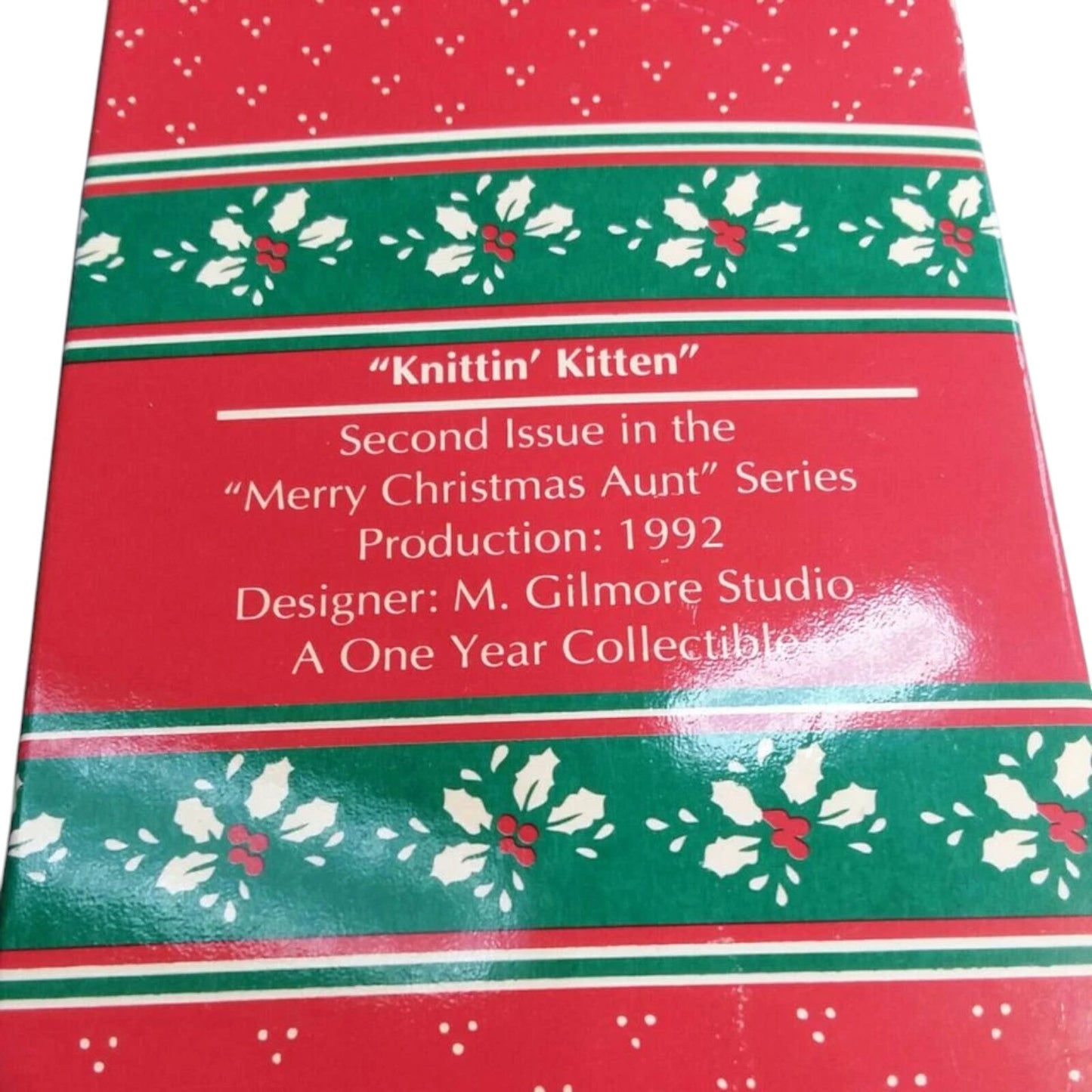 1992 Knittin' Kitten - Merry Christmas Aunt (Kitten)