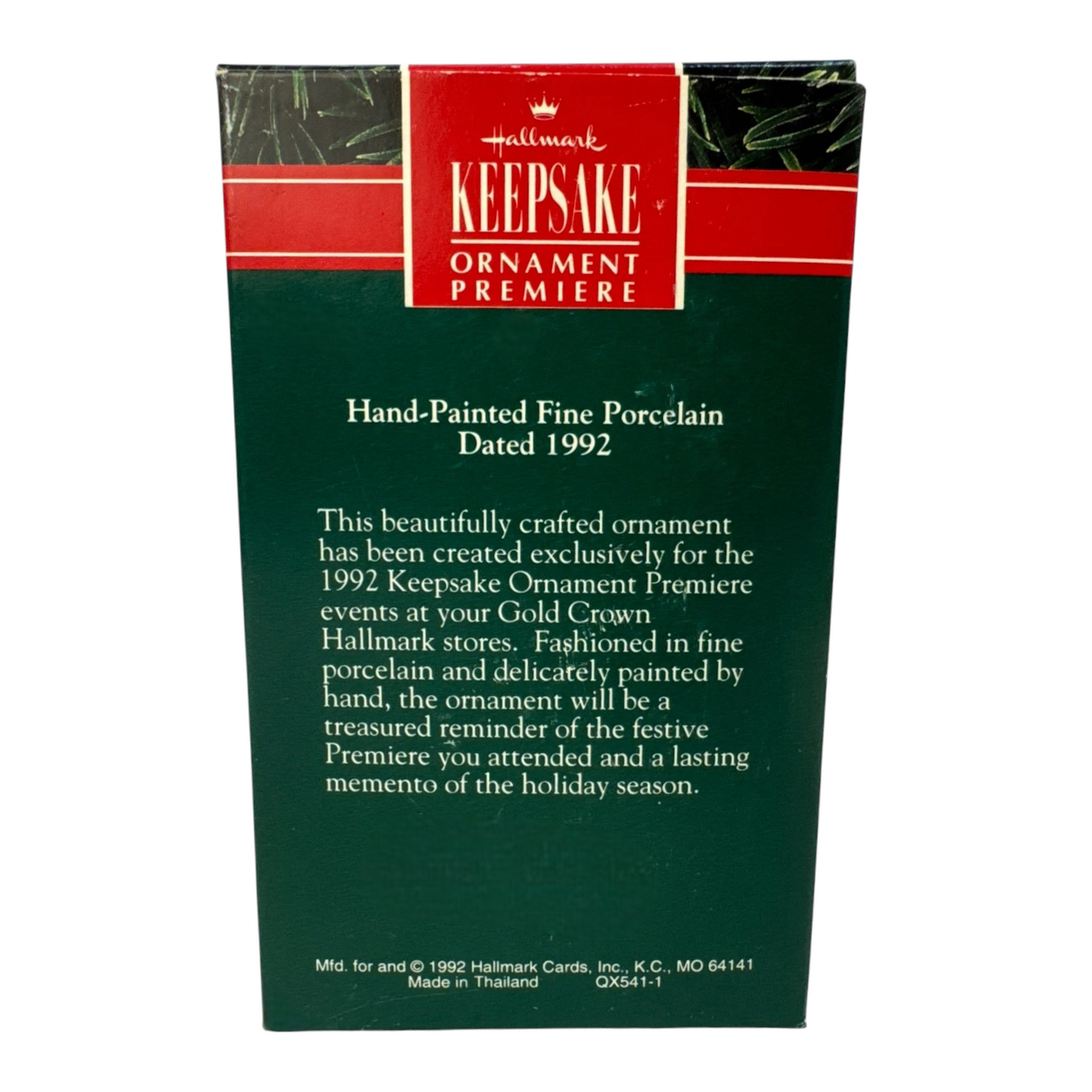 1992 O Christmas Tree Premier Bell (Bell)